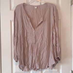 Old Navy Rayon Blend Top Rose Size XL